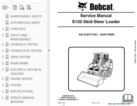 bobcat s130 skid steer specs|bobcat s130 manual pdf.